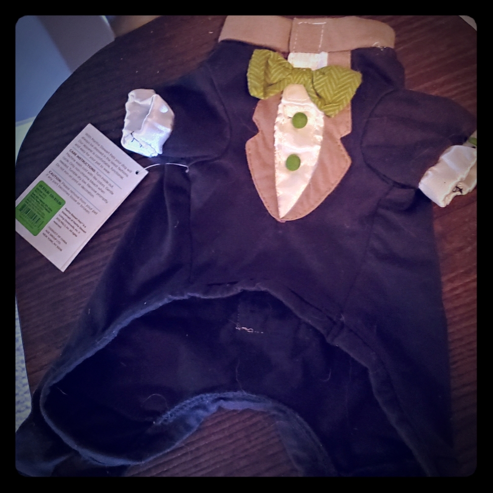 Martha Stewart Dog Tux Onesie